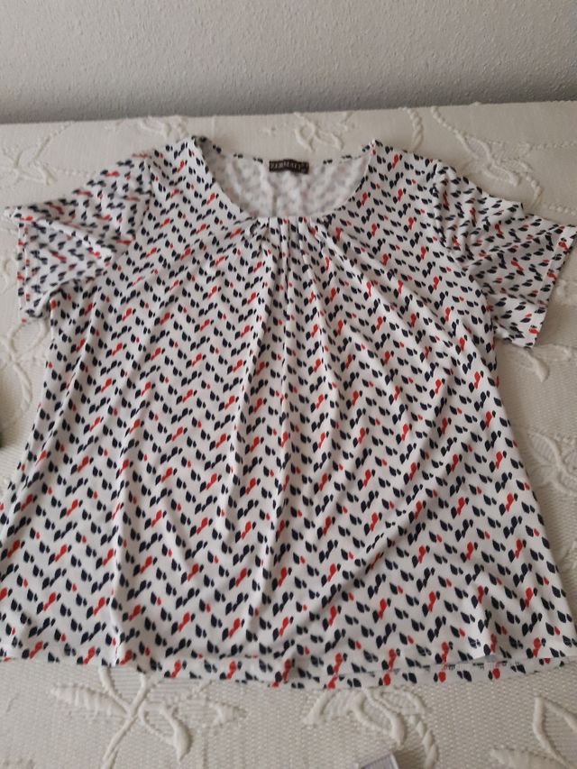 Lote 4 camisetas señora manga corta