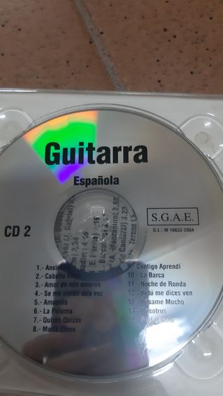 CD Guitarra española Éxitos latinos