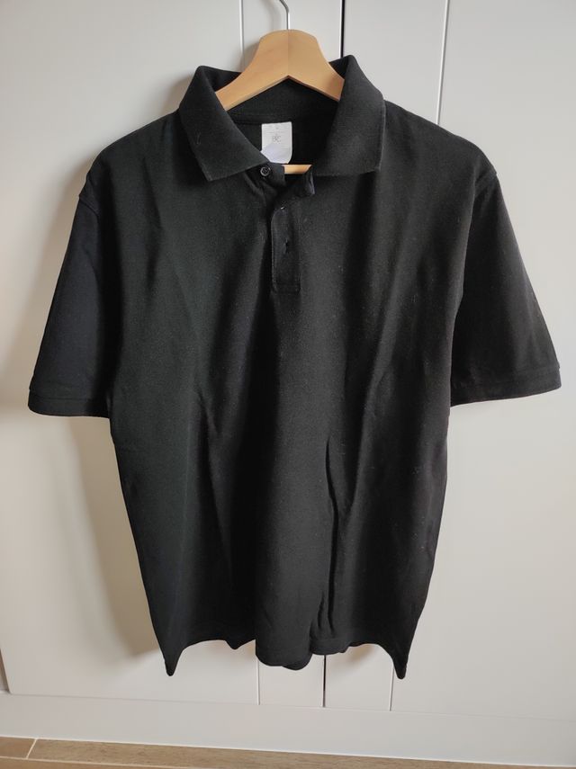 Polo negro talla M