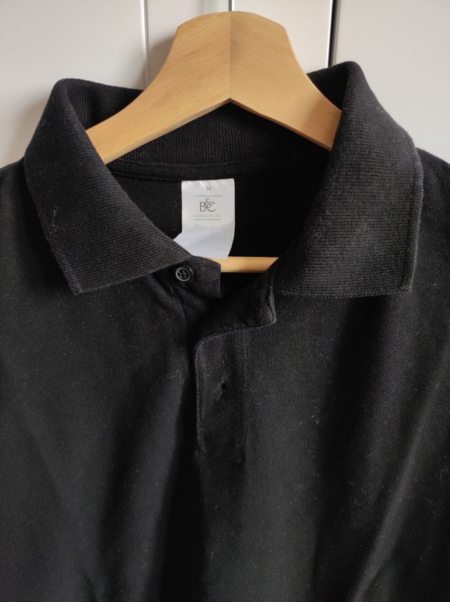 Polo negro talla M