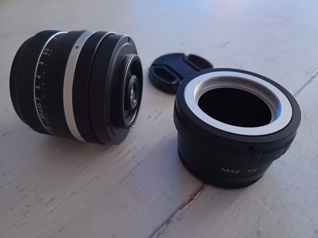 Obiettivo 28mm, con adattatore M42 - FX