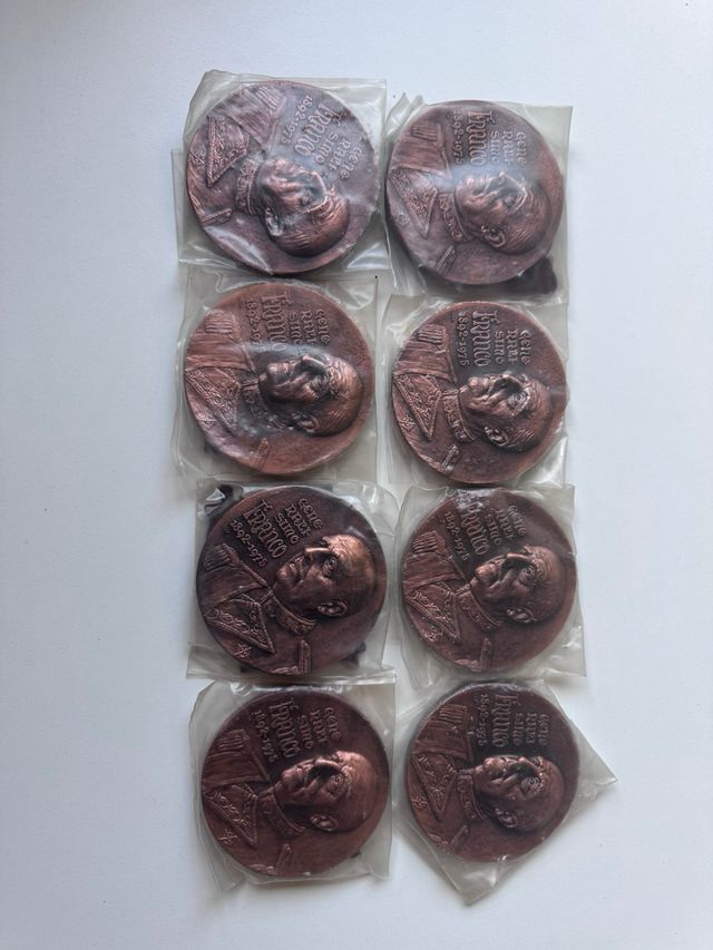 Pack monedas cobre Francisco Franco