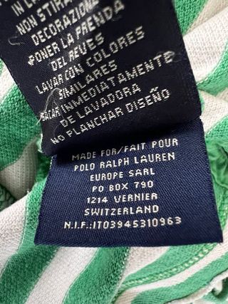 POLO RALPH LAUREN 67 USA Flag Cotton Green S