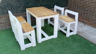 Mesa con sillas para cocina, terazza