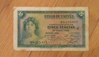 BILLETE 5 pesetas año 1935