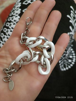 Bracciale Lotus acciaio ceramica