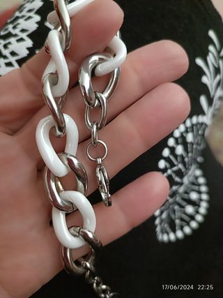 Bracciale Lotus acciaio ceramica