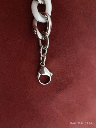 Bracciale Lotus acciaio ceramica