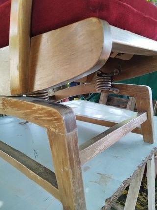 Poltrona a dondolo anni 70 design