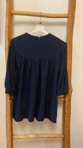 Abito bambina blu Il Gufo