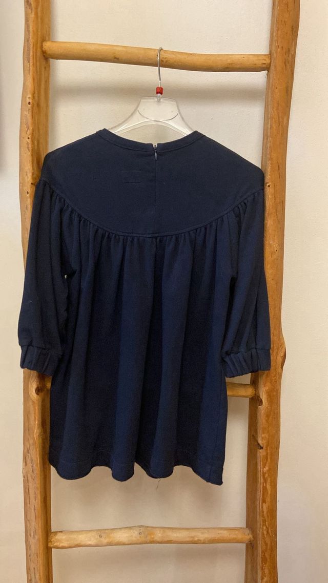 Abito bambina blu Il Gufo