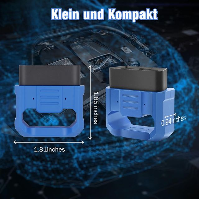 Diagnóstico de veículo OBD2 Bluetooth 11 funções