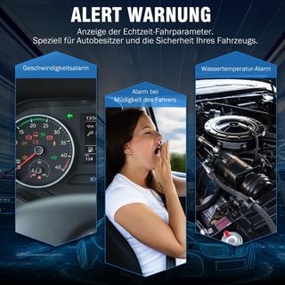 Diagnóstico de veículo OBD2 Bluetooth 11 funções