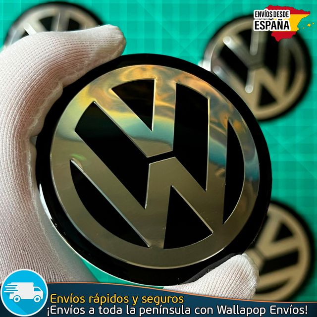 X4 Emblemas Volkswagen 65mm Pegatinas Tapacubos