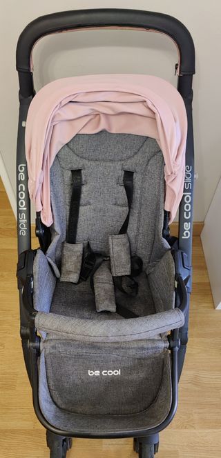 Carrito bebe Be Cool Slide Rosa 2 Piezas