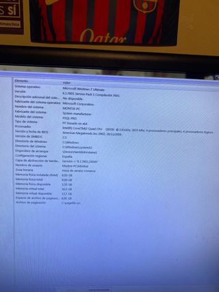 PC de torre Microsoft -Intel core 2 quad pc q9550