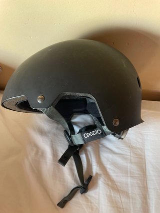 Patines negros de oxelo + casco