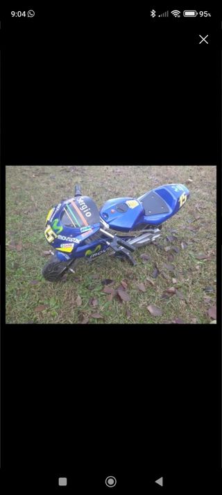 Se recogen minimotos gasolina