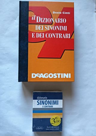 DIZIONARIO DEI SINONIMI E CONTRARI - DE AGOSTINI