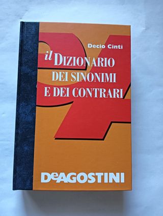 DIZIONARIO DEI SINONIMI E CONTRARI - DE AGOSTINI