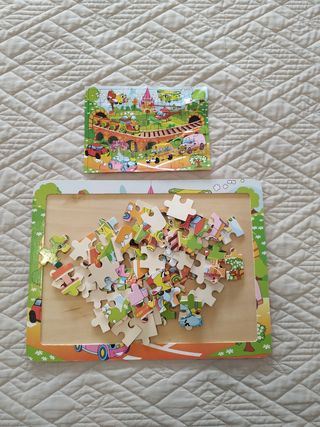 Puzzle Niños Madera