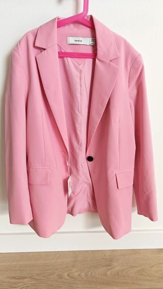 AMERICANA BLAZER MUJER ROSA