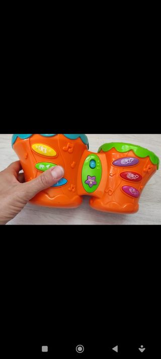 Juguete timbales con música niño 1+ años