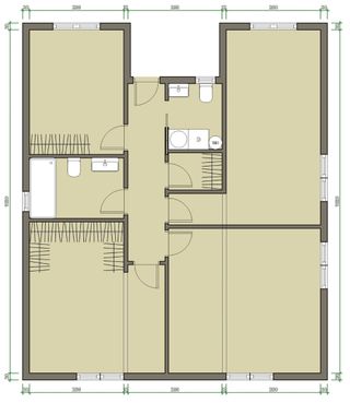 Casa prefabricada de 96m2