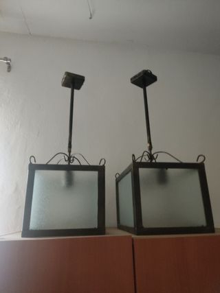 Lampara de forja