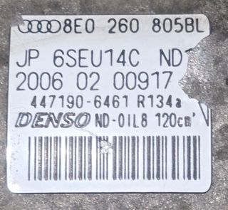 COMPRESOR AIRE ACONDICIONADO REF 8E0260805BL