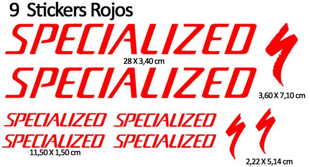 Pegatinas SPECIZLIZED