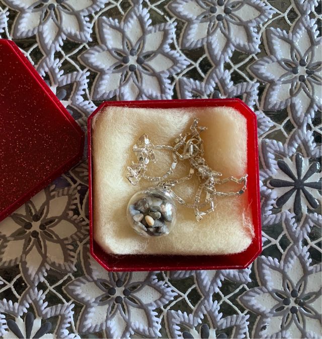 Collanina argento con ciondolo “Taormina’s beach”