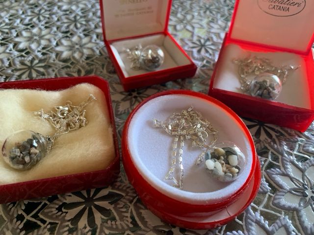 Collanina argento con ciondolo “Taormina’s beach”