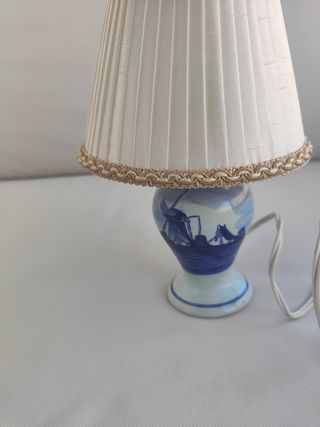 Lampara mesa cerámica Delft
