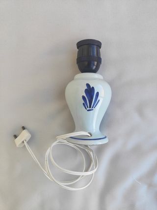 Lampara mesa cerámica Delft