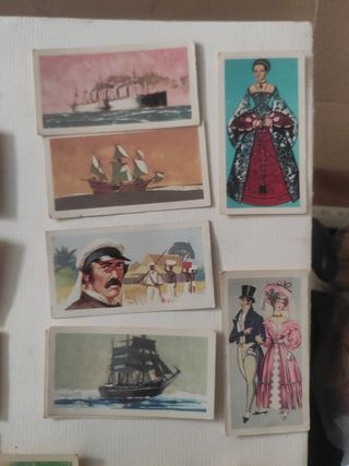 cromos colección ingleses antiguos