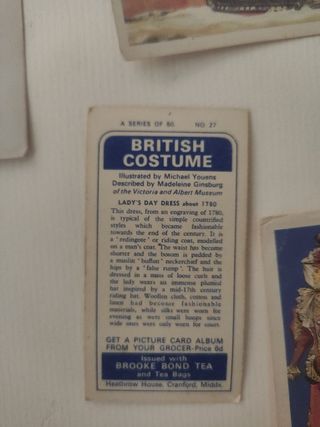 cromos colección ingleses antiguos