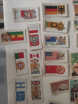 cromos colección ingleses antiguos