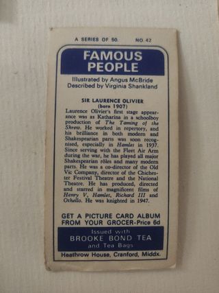 cromos colección ingleses antiguos