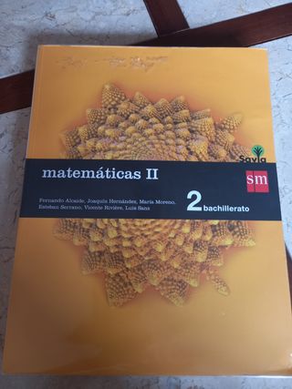 Matemáticas II 2° Bachillerato