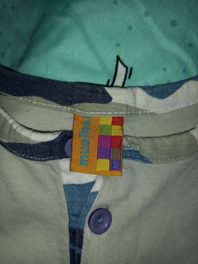 Pijama corto 4 a 5 años verano