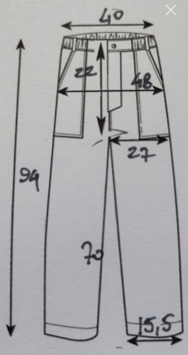 Jeans unisex con seta Jeckerson