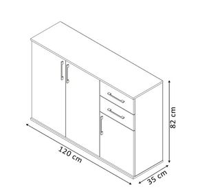 OFERTON PACK MESA + RECIBIDOR 3P2C + 4 SILLAS NORD