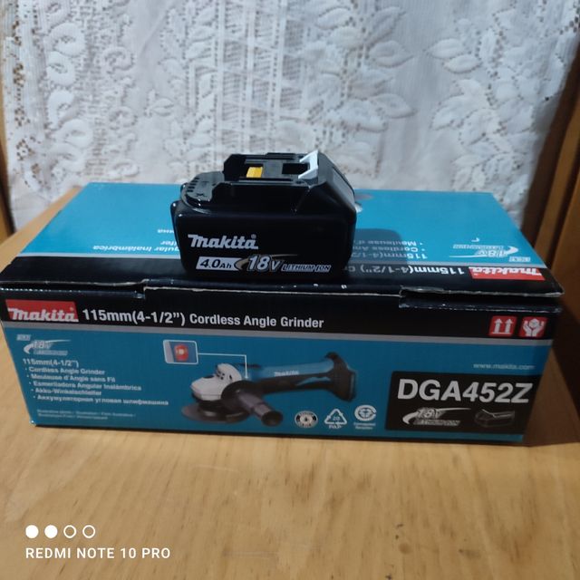 Radial Makita +batería de 4ah