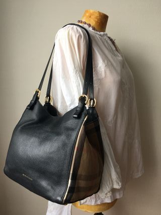  Burberry Grainy Calfskin bolso