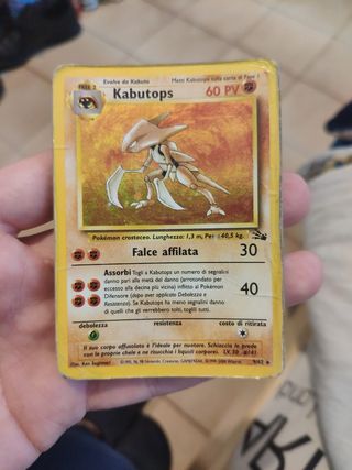 Carta pokemon kabutops