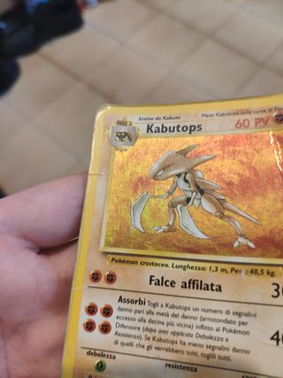 Carta pokemon kabutops