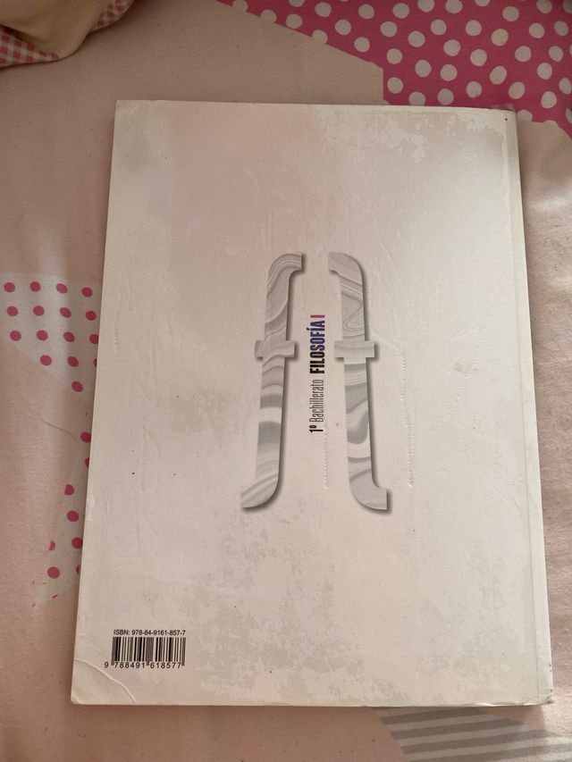 Libro de texto de Filosofía de 1º de bachillerato