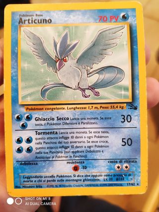 Carta pokemon articuno