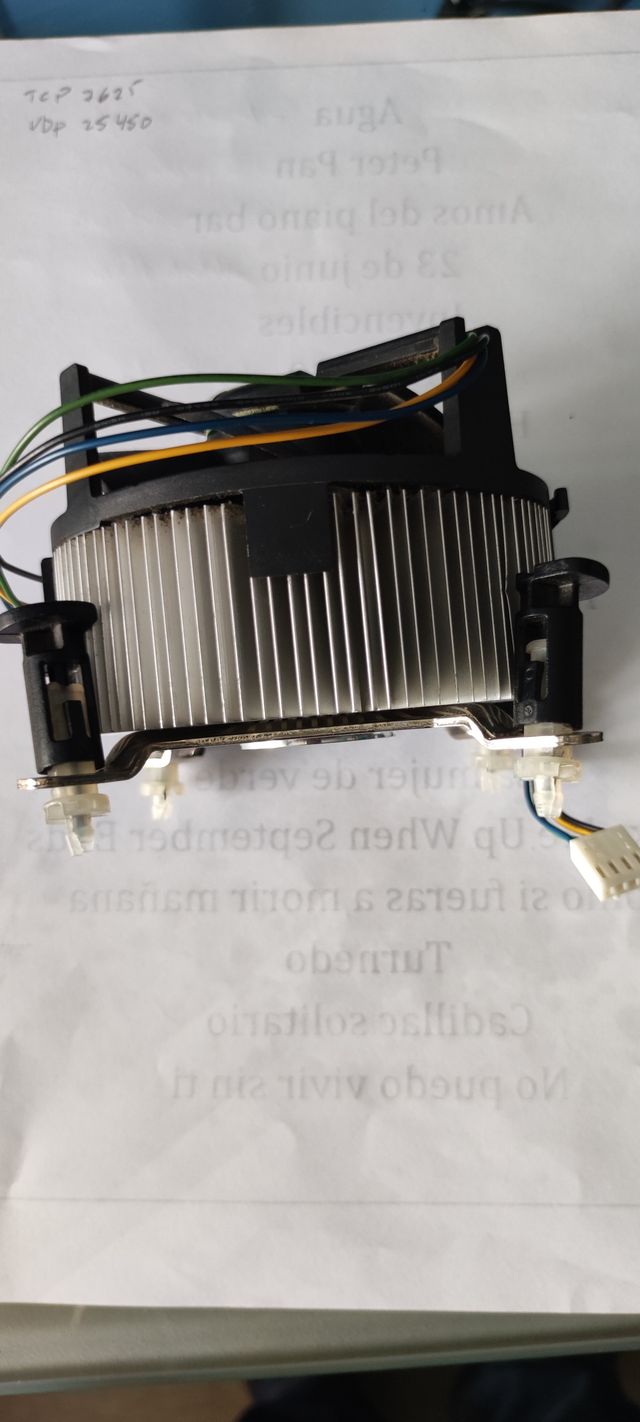 Ventilador para placa base